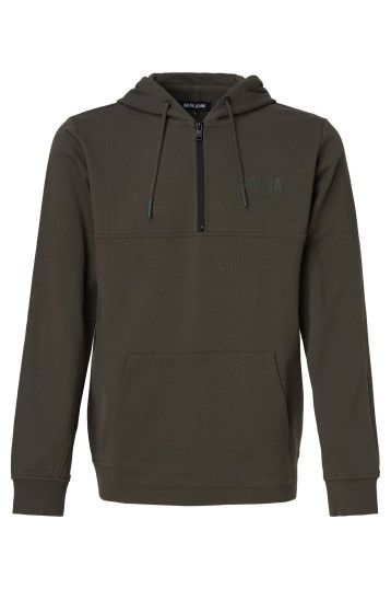 MOŠKI PULOVER Half zipped hoodie 