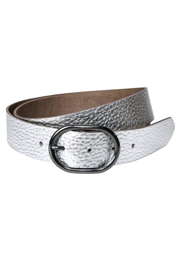 PAS Shiny leather belt 