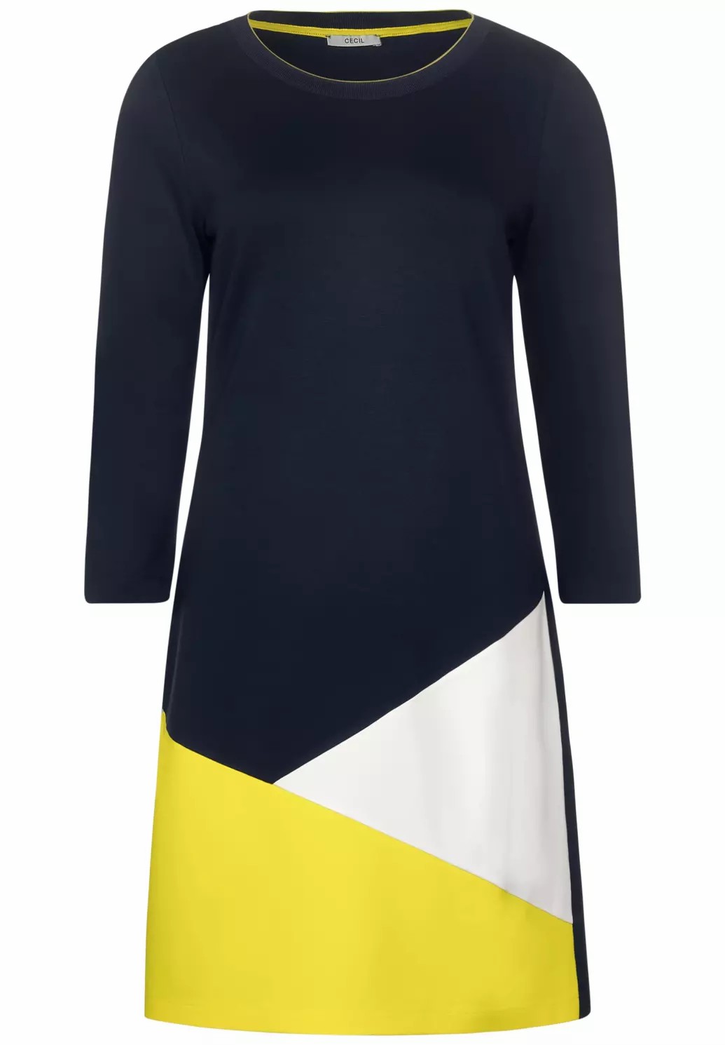 ŽENSKA OBLEKA Jersey color block dress 