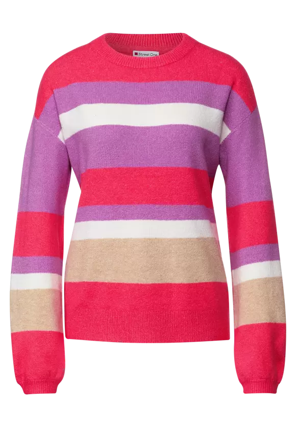 ŽENSKI PULOVER Bf_striped sweater 