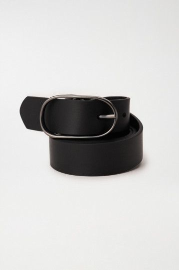 PAS Basic thin leather belt 
