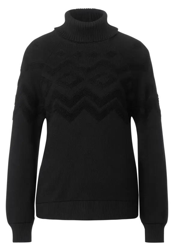 ŽENSKI PULI Bf_terry jacquard sweater 